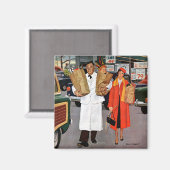 Aimant Le sac plein de problèmes (Recto/Verso)