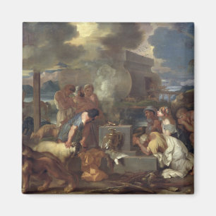 Aimant Le sacrifice de Noé, c.1640