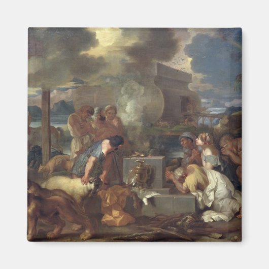 Aimant Le Sacrifice de Noé, vers 1640 (Devant)