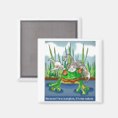 Aimant Le Scorpion et la grenouille (Recto/Verso)