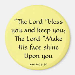 Aimant Le Seigneur bénisse et vous garde la citation bibl