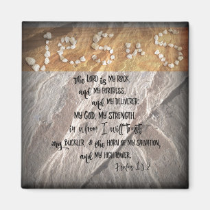 Aimant Le seigneur est mes psaumes de roche