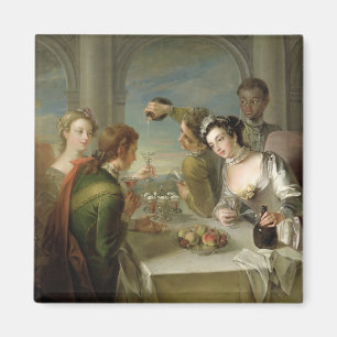 Aimant Le sens du goût, c.1744-47 (huile sur la toile)