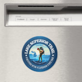 Aimant Le sentier du lac Supérieur (Hiker C) (In Situ (Lave-vaisselle))