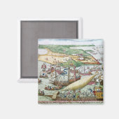 Aimant Le siège de Tunis ou La Goulette par Charles V (Recto/Verso)