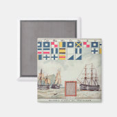 Aimant Le signal de Nelson à Trafalgar (Recto/Verso)