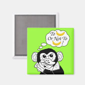 Aimant Le singe de Shakespeare (Recto/Verso)