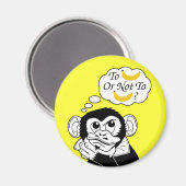 Aimant Le singe de Shakespeare (Recto/Verso)