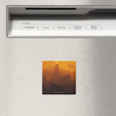 Aimant Le smog dans la ville (In Situ (Lave-vaisselle))