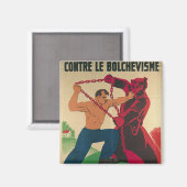 Aimant Le socialisme contre le bolchevisme pour la libert (Recto/Verso)