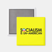 Aimant Le socialisme est non-américain (Recto/Verso)