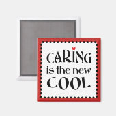 Aimant Le soin est le nouveau COOL (Recto/Verso)