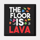 Aimant Le Sol Est Lava Bouldering Wall Climber Rock Cl (Devant)