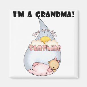 Aimant Le soleil de la grand-maman - T-shirts et cadeaux