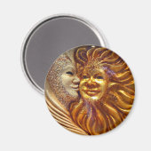 Aimant Le Soleil, La Lune, Le Baiser (Recto/Verso)