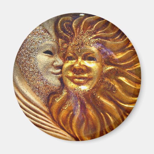 Aimant Le Soleil, La Lune, Le Baiser (Devant)