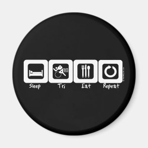 Aimant Le sommeil tri mangent la répétition