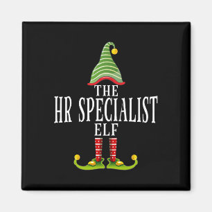 Aimant Le spécialiste RH Elfe drôle de pyjama assorti de