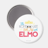 Aimant Le spectacle pas trop tard avec Elmo (Recto/Verso)