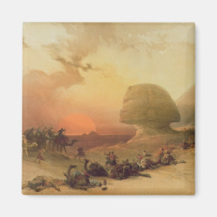 Aimant Le Sphinx à Giza