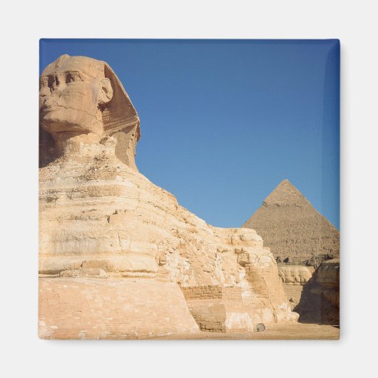 Aimant Le Sphinx et la Pyramide de Khafre, Gizeh (Devant)