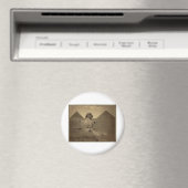 Aimant Le Sphinx et les Pyramides en Egypte vers 1867 (In Situ (Lave-vaisselle))