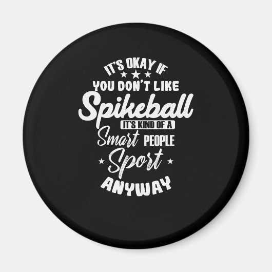 Aimant Le Spikeball est un sport de Roundball humain inte (Devant)