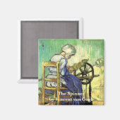 Aimant Le Spinner par Vincent van Gogh (Recto/Verso)