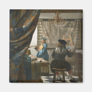 Aimant Le studio de l'artiste, c.1665-66 (huile sur la