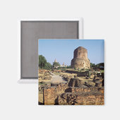 Aimant Le stupa de Dhamekh, c.500 ap. (Recto/Verso)