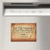 Aimant Le Succès Arrive Avant Le Travail (In Situ (Lave-vaisselle))