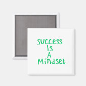 Aimant Le Succès Est Un Sticker D'Esprit (Recto/Verso)
