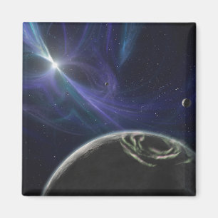 Aimant Le système de planète de pulsar