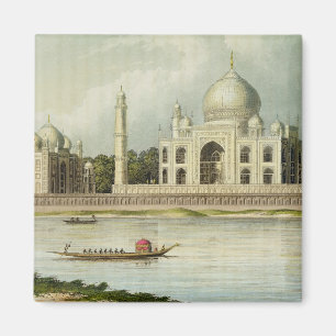 Aimant Le Taj Mahal, la tombe de l'empereur Shah Jehan et