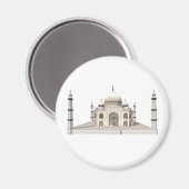 Aimant Le Taj Mahal : Modèle 3D : (Recto/Verso)