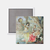 Aimant Le Tambourine (avec papier) (Recto/Verso)