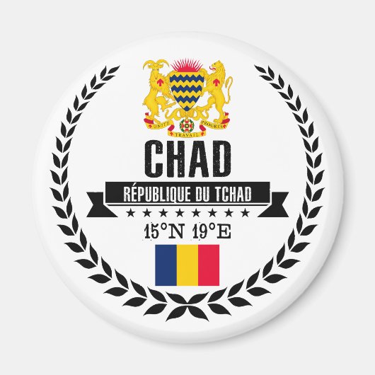 Aimant Le Tchad (Devant)