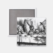 Aimant Le Tea Party de Mad Hatter (Recto/Verso)