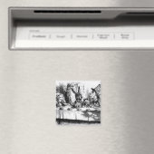 Aimant Le Tea Party de Mad Hatter (In Situ (Lave-vaisselle))