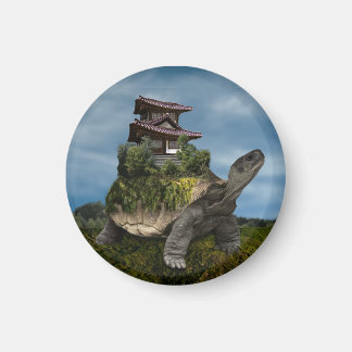Aimant Le temple de la tortue en mouvement