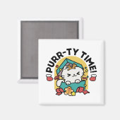 Aimant Le temps de la pub ! - Conception de Noël Festive  (Recto/Verso)