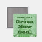Aimant Le temps d'un New Deal vert (Recto/Verso)