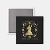 Aimant Le temps vous a envoyé un sort graphique mais vous (Recto/Verso)