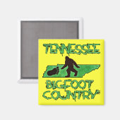 Aimant Le Tennessee Est Le Pays Bigfoot (Recto/Verso)