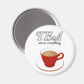 Aimant Le Thé Résout Tout (Recto/Verso)