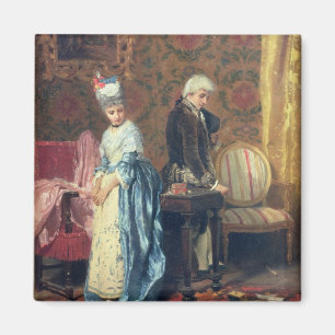 Aimant Le tiff des amants, 1872 (huile sur le panneau)