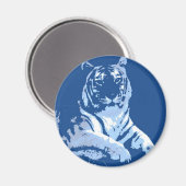 Aimant Le tigre bleu (Recto/Verso)
