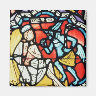 Aimant Le travail tourmenté par le diable, 12ème siècl