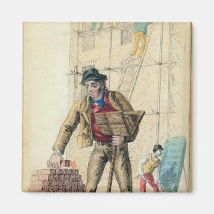 Aimant Le travailleur du maçon
