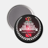 Aimant Le Trinidad-et-Tobago (Recto/Verso)